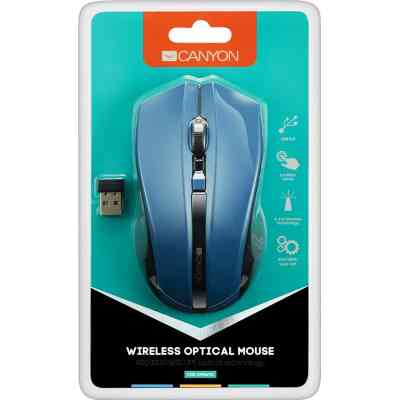 Мишка Canyon MW-5 Wireless Blue-Black (CNE-CMSW05BL) Вінниця