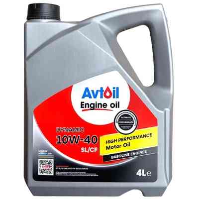 Моторное масло AVTOIL Engine oil DYNAMIC 10W40 4л (AV195685) Винница