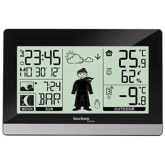 Метеостанция Technoline WS9612 Black (WS9612) Вінниця