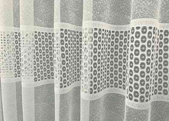 Тюль жаккард цвет молочный 2020т Киев