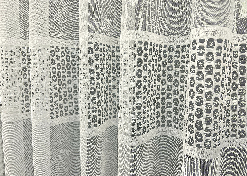 Тюль жаккард цвет молочный 2020т Киев - изображение 5