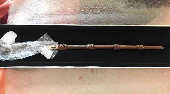 Светящаяся волшебная палочка Дамблдора RESTEQ — Бузинная палочка Гарри Поттер с подарочной коробкой Киев