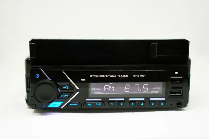 Автомагнітола MP3 7001 BT з Bluetooth, тримачем для телефону, USB, AUX, FM, сенсорний екран Київ - фото 5