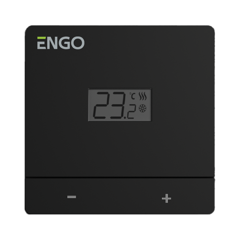 ENGO EASY230B Дротовий добовий термостат, 230В (чорний) Київ - фото 1