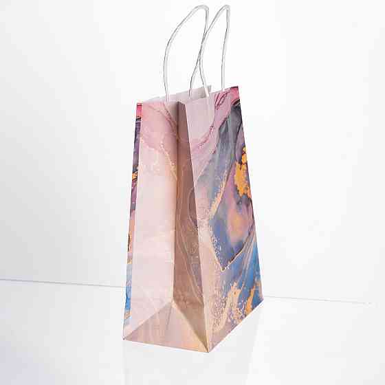 Подарункові пакети 12 шт, фіолетові, 15×8×21 см Київ