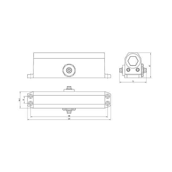 Дверний доводчик Dortec DT-64 Brown (63-00019) Киев