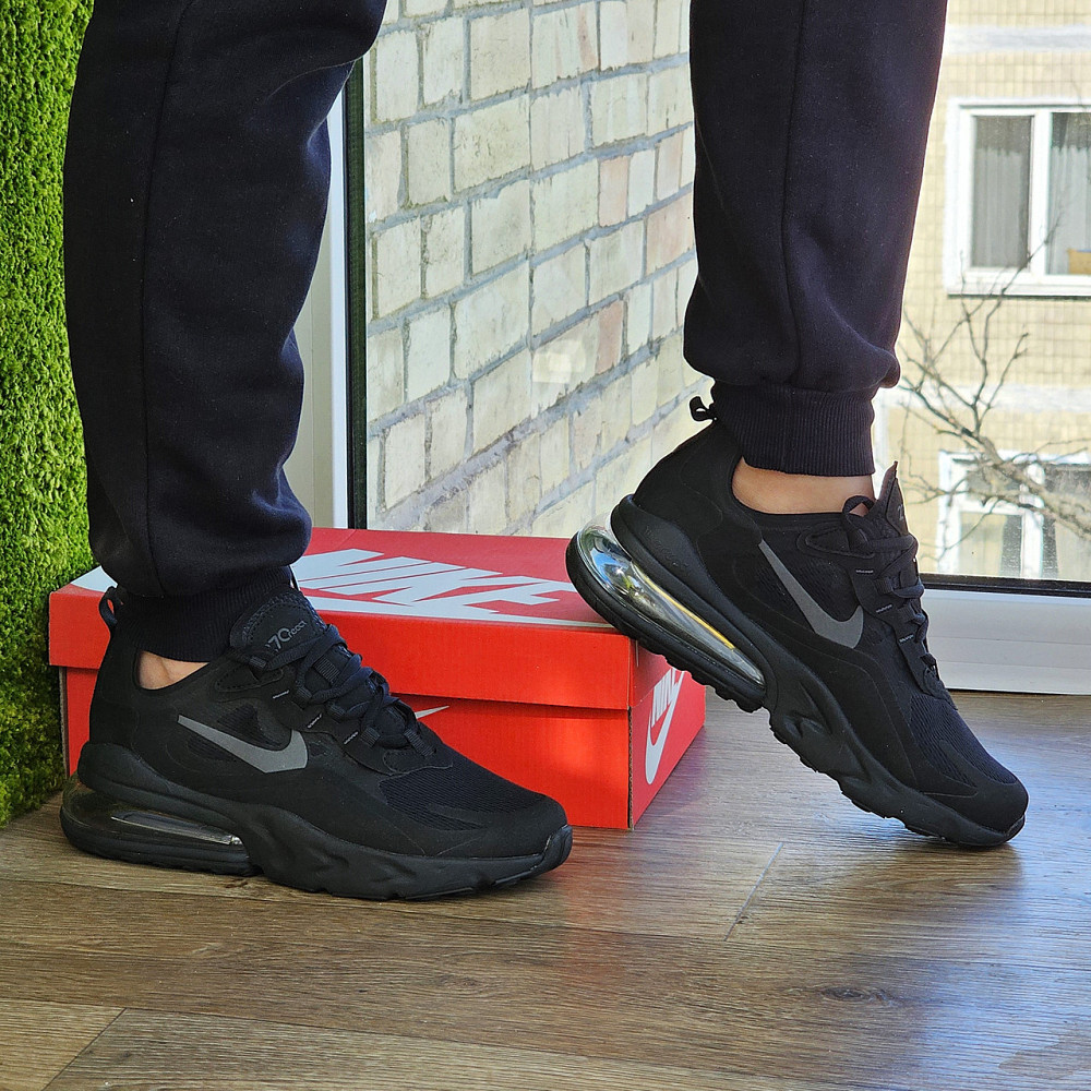 Кросівки Nike 270 Сіточка Чоловічі Чорний Найк з Амортизацією Літні (розміри: 41,42,43,44,45) Відео Огляд Дніпро - фото 10