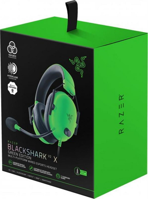 Гарнітура Razer BlackShark V2 X Green (RZ04-03240600-R3M1) Зелений Харьков - изображение 5