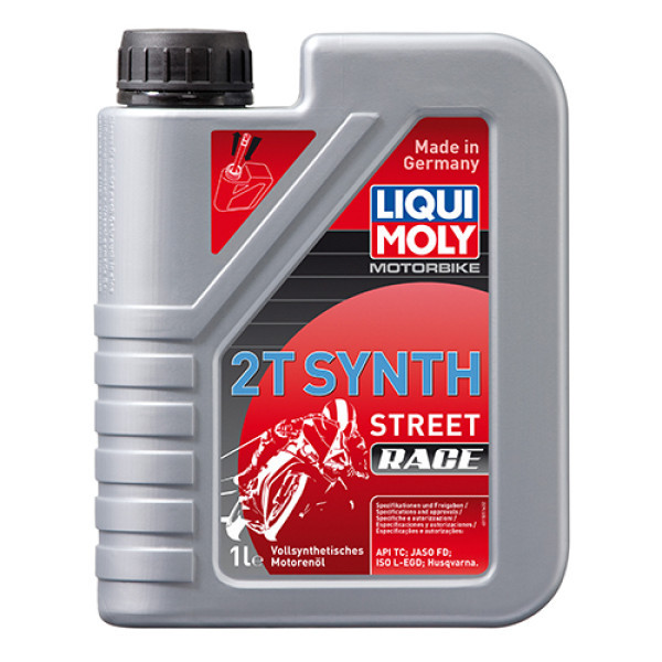 LIQUI MOLY Олива для 2-тактних двигунів - Motorbike 2T Synth Street Race 1л. Киев - изображение 1