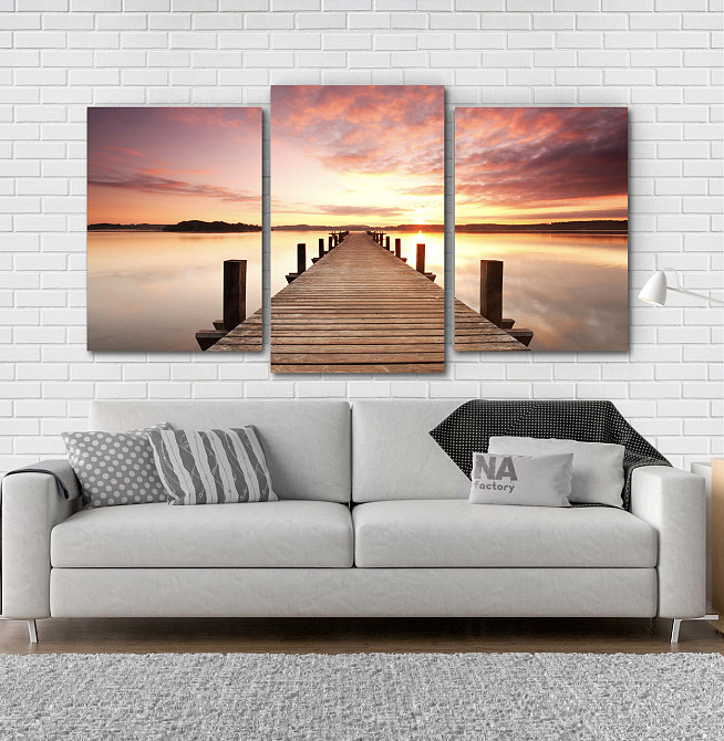 Модульна картина Природа Міст (53х100см) Art-200_3 Київ - фото 2