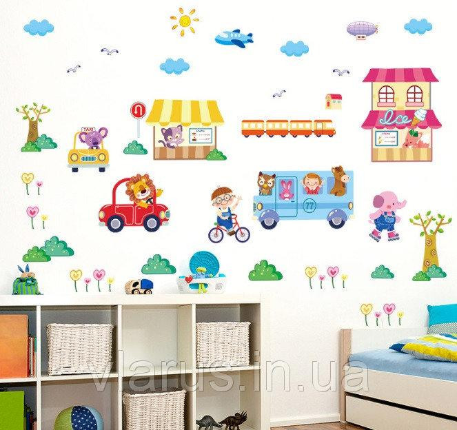 Настінна наклейка Дитяче містечко Київ - фото 4