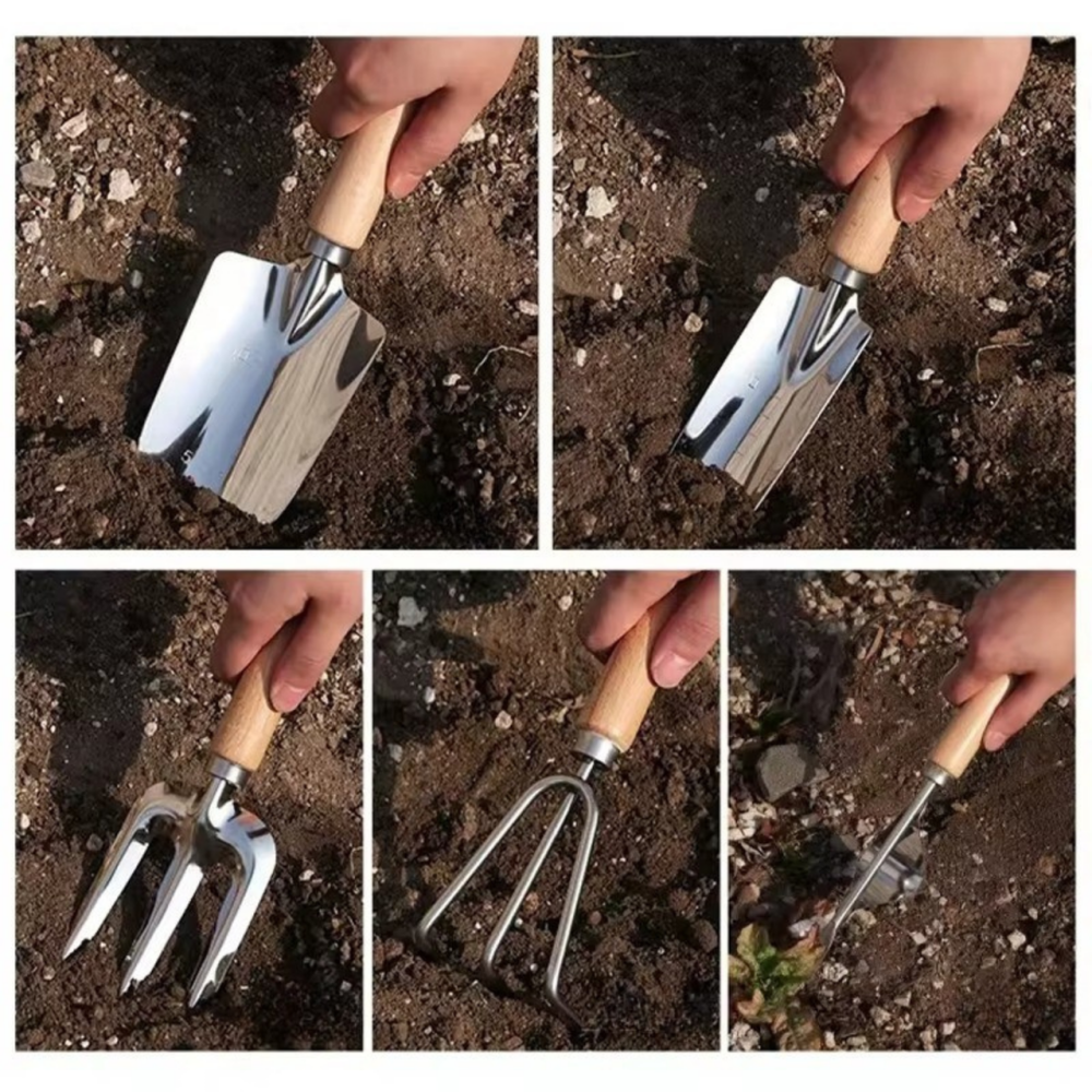 Набор инструментов для сада и огорода,стульчик-рюкзак с комплектом из 5 садовые, ручные перчатками и аксессуарами Каменец-Подольский - изображение 17