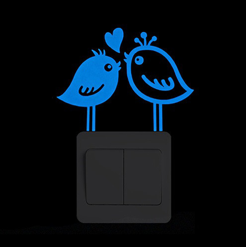 Світна наклейка "Птахи" - 10*10см Київ - фото 1