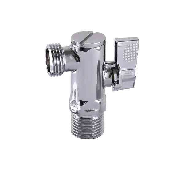 Кран кульовий кутовий з фільтром SOLOMON 1/2″x3/4″ А7041(7043) Луцк