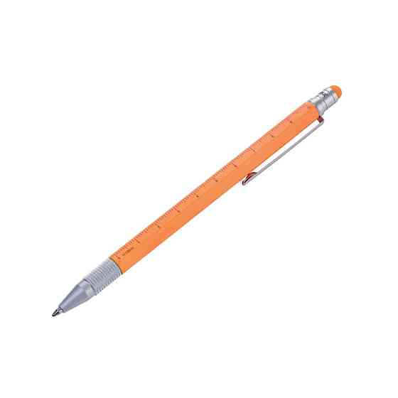 Блокнот с шариковой ручкой Troika Slim, оранжевый Ровно