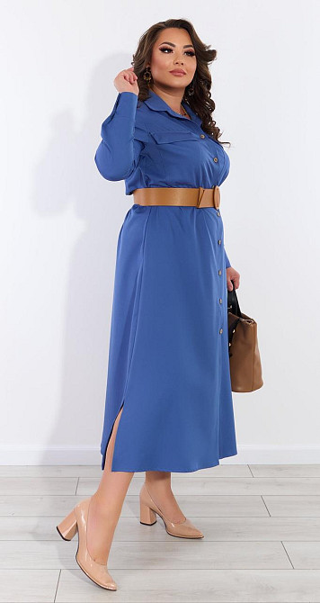 Стильне плаття сорочка (52) Київ - фото 5