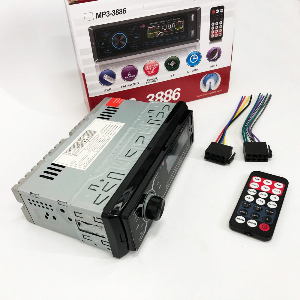 Штатная автомагнитола для машины MP3-3885 ISO 1DIN, Бездисковые автомагнитолы OX-521 1 din Киев - изображение 3