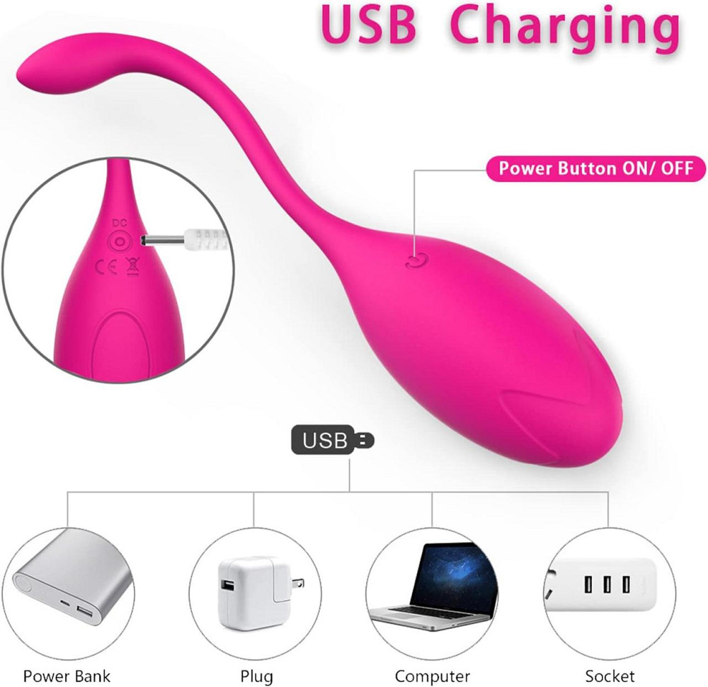 Вібратор Orall з 10 режимами вібрації Love Egg Vibrator G-Spot з дистанційним керуванням Дніпро - фото 3