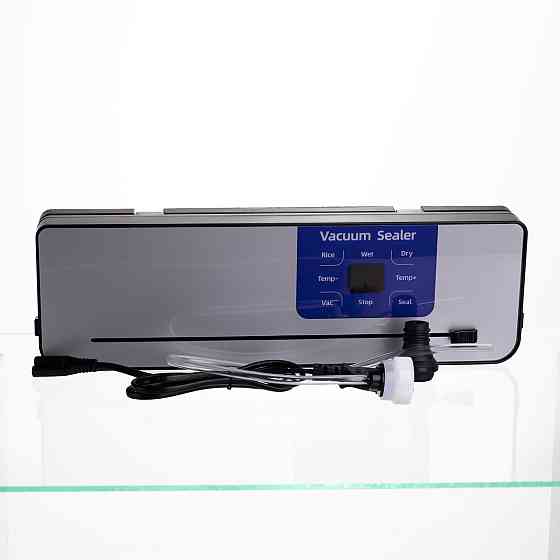 Вакууматор побутовий сенсорний для сухих і вологих продуктів 120 Вт із вбудованим різаком пакувальник вакуумний HP-11-29BL Коломия