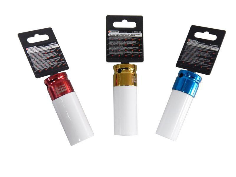 Головка глибока 1/2" 21мм для литих дисків в захисному кожусі на пластиковому тримачі Одеса - фото 1