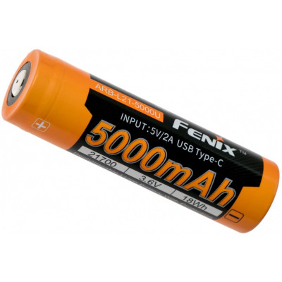Акумулятор Fenix 21700 USB 5000mAh (ARB-L21-5000U) Вінниця - фото 1
