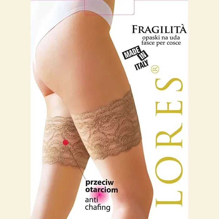Бандалетки кружевные бежевые Lores “Fragilita” XXL Киев - изображение 1