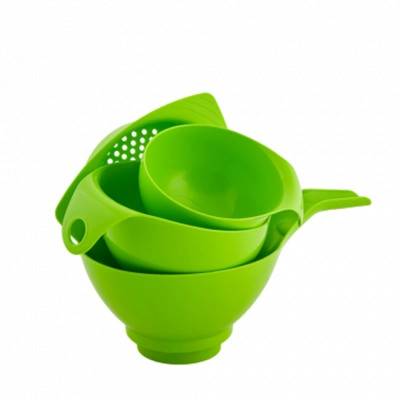 Лійка кухонна Алеана набір 4 шт олива (алн 167208/олива) Вінниця - фото 1