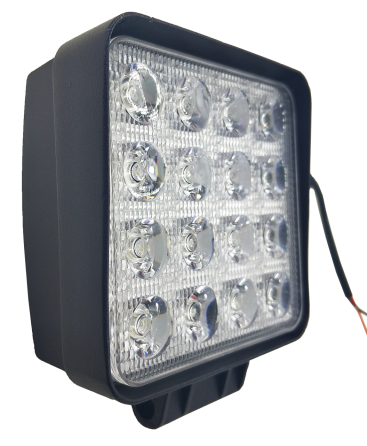 LED фара квадратна 48W, 16 ламп, широкий промінь 10/6000K 30V Мукачево