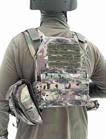 Плитоноска KR з підсумками Cordura 1000D (без плит) Мультикам Вінниця