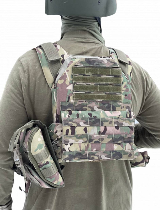 Плитоноска KR с подсумками Cordura 1000D (без плит) Мультикам Винница - изображение 5