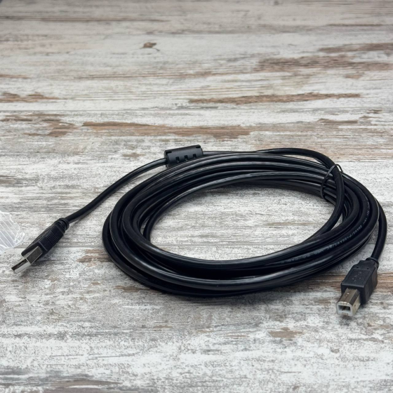 Кабель USB 2.0 AM - BM довжиною 5 метрів призначений для підключення принтерів, сканерів, багатофункціональних пристроїв та іншої Київ