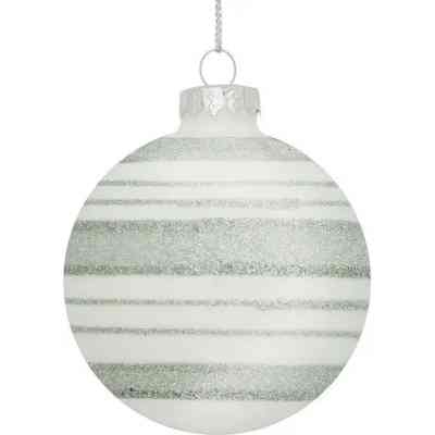 Ялинкова іграшка House Of Seasons Скляні кульки 3 шт D7 см Срібні (8718861801569) Вінниця