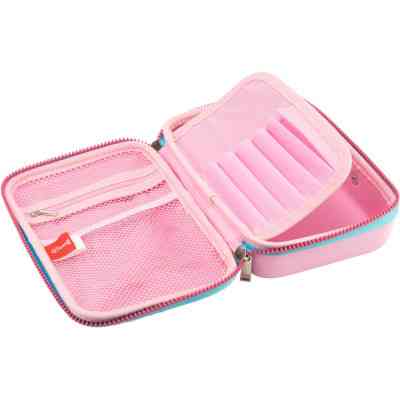 Пенал Cool For School 1 відділення на замку Рожевий (QT-5685-Pink) Вінниця