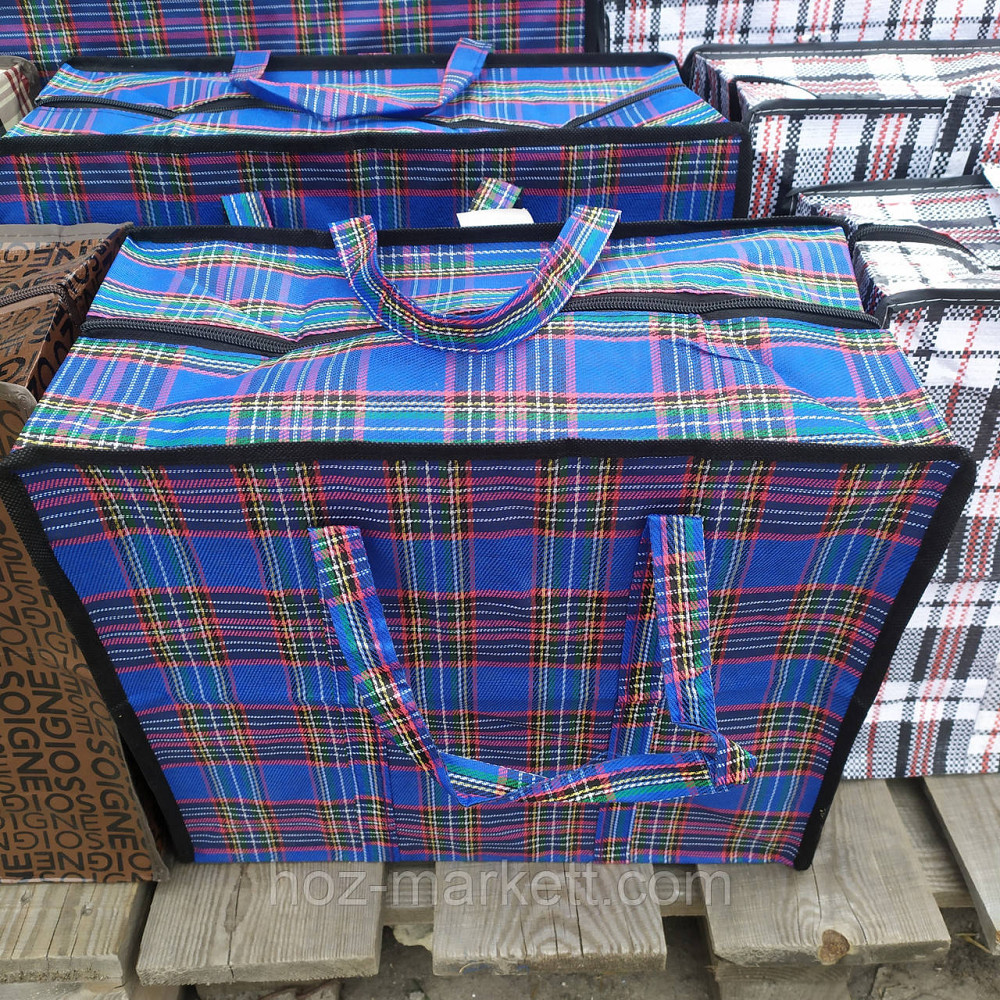 Сумка хозяйственная с молнией 40 х 45 х 20 см 6 шт упаковка Т2 Харьков - изображение 1