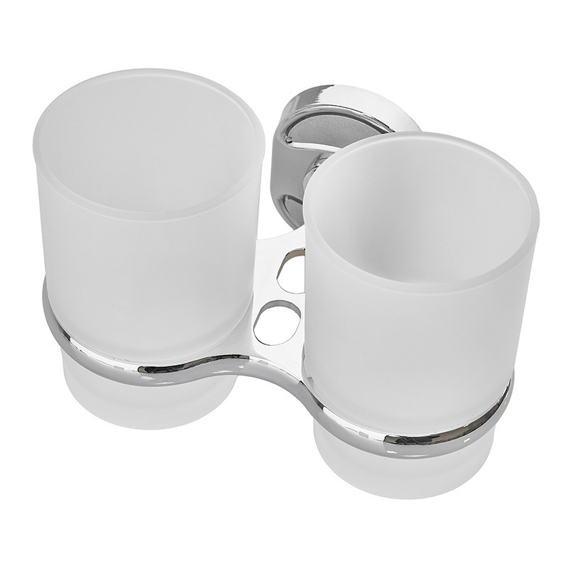 Держатель с 2 стаканами (стекло) Zerix AFB-0108 (ZX5058) Киев - изображение 5