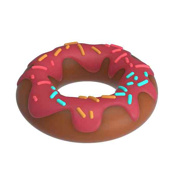 Ерекційне кільце Pretty Love - Berry Super Donut Silicone Cock Ring, BI-210344-1 Sex Aura Київ