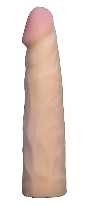Насадка для страпона тілесна EGZO CIBERSKIN NSTR10 ( 18 см х 4 см ) Sex Aura Київ - фото 3