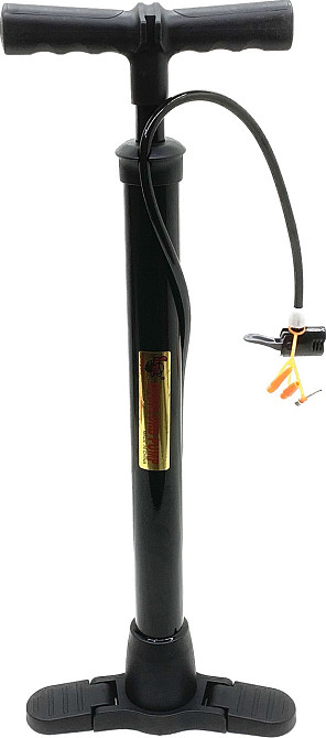 Насос пластиковий ручний 59 см із голкою для накачування м'ячів Чорний (C 44607) Чернігів - фото 3