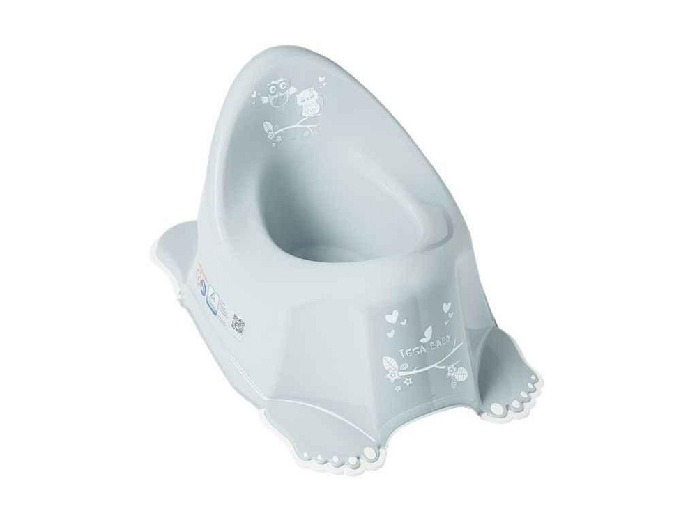 Горшок детский серый Сова без музыки (SO-001-106, grey) ТМ TEGA Киев - изображение 1