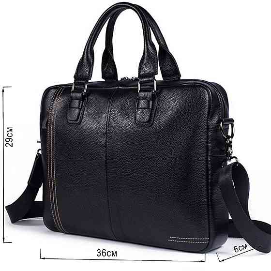 Сумка чоловіча флотар для ноутбака Vintage 14672 Чорна Київ