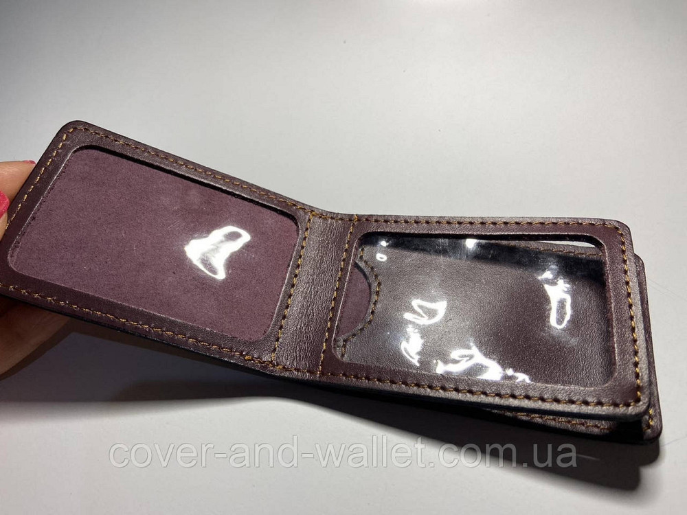 Обкладинка на посвідчення Державна митна служба з кишенею (тиснення золотом) Київ - фото 6