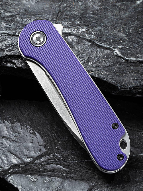 Нож складной карманный Civvi Elementum, (7.5 см) D2 / G10 фиолетовый Киев - изображение 5