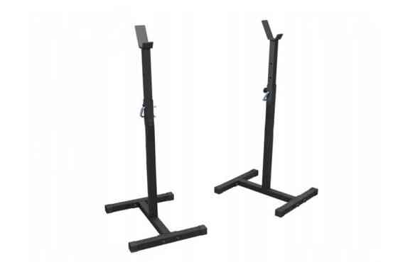 Скамья и стойки + 4 грифа + 115 кг дисков Гантели, гири, штанги и диски АВС пластик комплект Киев