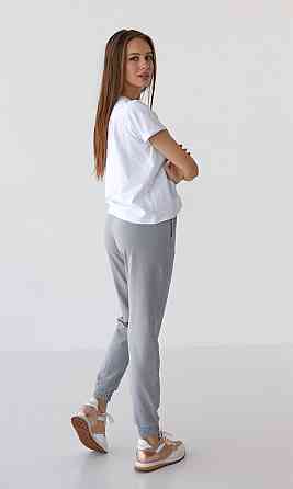 Спортивні штани жіночі джогери Сірий M Харків