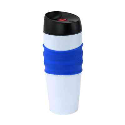 Термокружка Bergamo Mario 400 мл білий/синій (310-3) Вінниця