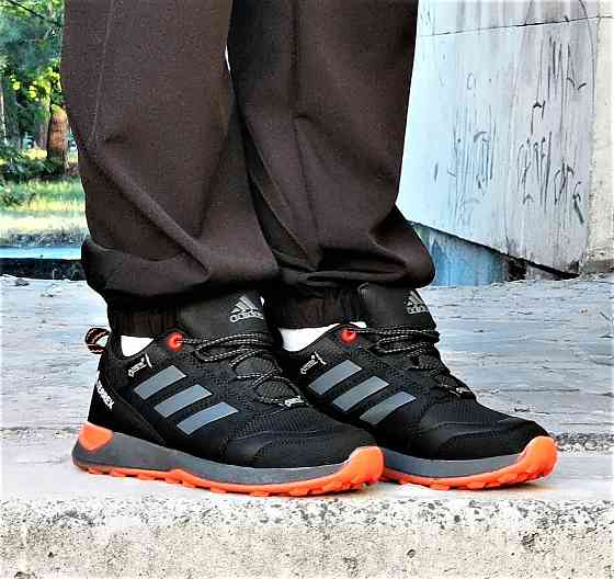 Термо Кроссовки Adidas Terrex Мужские Черные Адидас Терекс Еврозима Gore-Tex (размеры: 42) Днепр