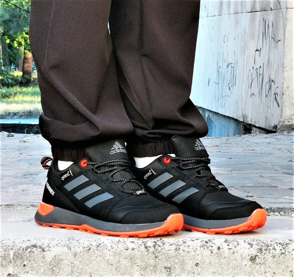 Термо Кроссовки Adidas Terrex Мужские Черные Адидас Терекс Еврозима Gore-Tex (размеры: 42) Днепр - изображение 2