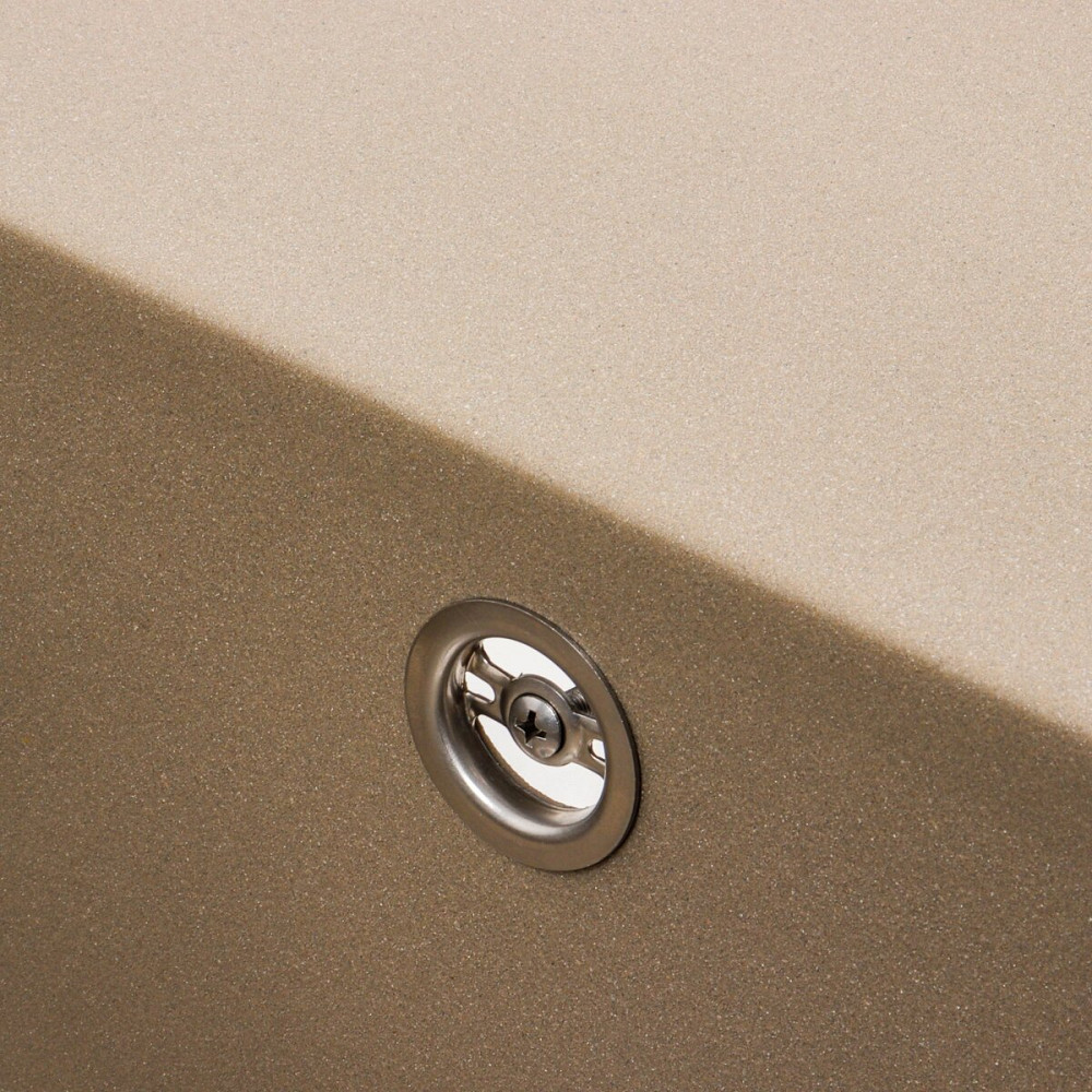 PLATINUM Гранітна мийка для кухні Platinum 7950 AZURIT матовий Титан Київ - фото 6