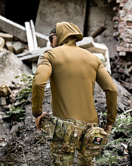 Полегшена тактична куртка Cambodia кайот НП5187 Одеса - фото 4