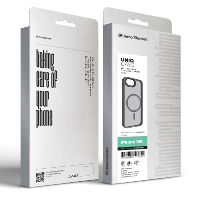 Чохол до мобільного телефона Armorstandart Uniq MagSafe Apple iPhone 16e Titanium Grey (ARM83872) Вінниця - фото 3